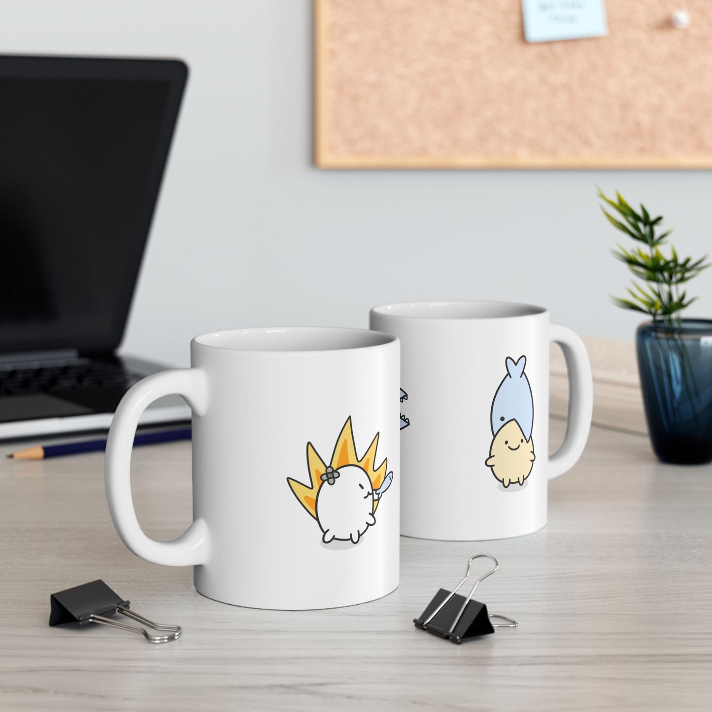 Fish Attack! Playeggss Mug