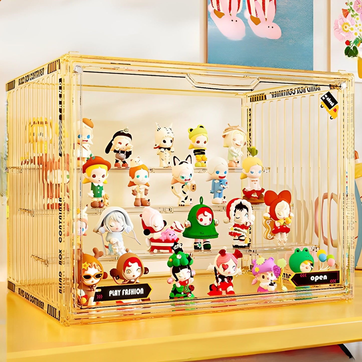 泡泡盒藏寶櫃|壓克力防塵展示盒.手辦×積木×盲盒整齊登場 - PLAYEGGSS