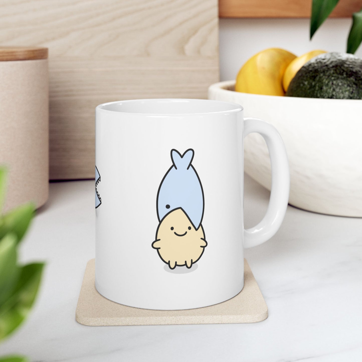 Fish Attack! Playeggss Mug