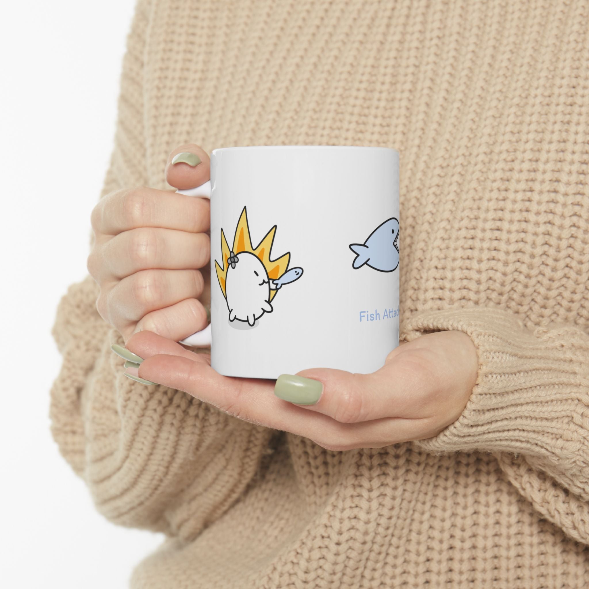 Fish Attack! Playeggss Mug | Personalizable