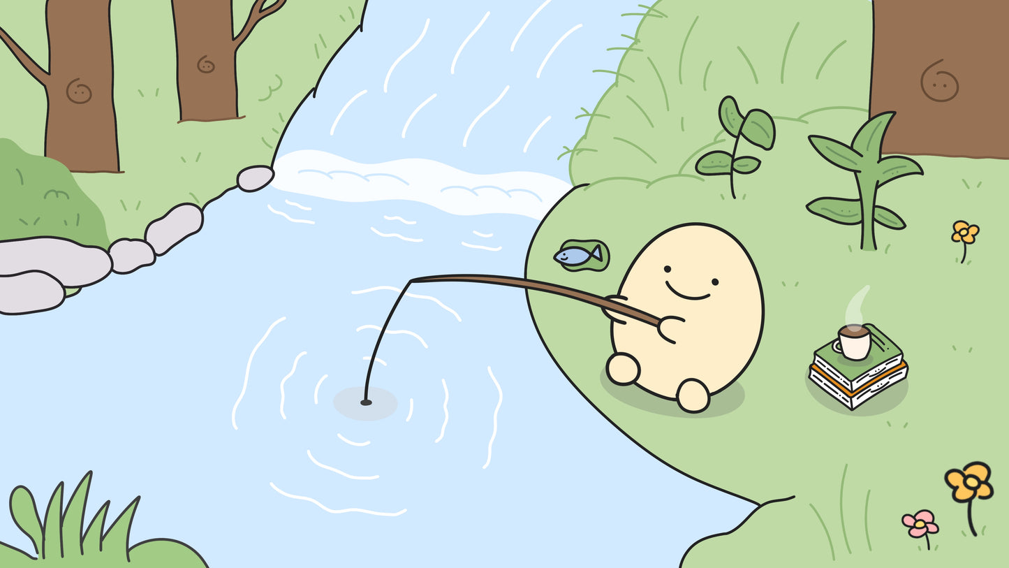 No.003 Blessing from Playeggss (Digital Wallpaper)