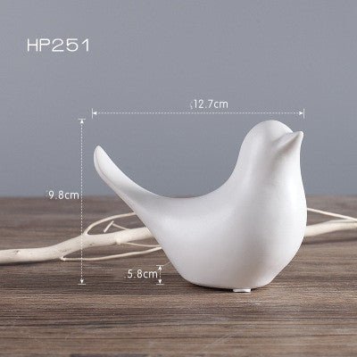 Ceramic cute bird ornaments - PLAYEGGSS