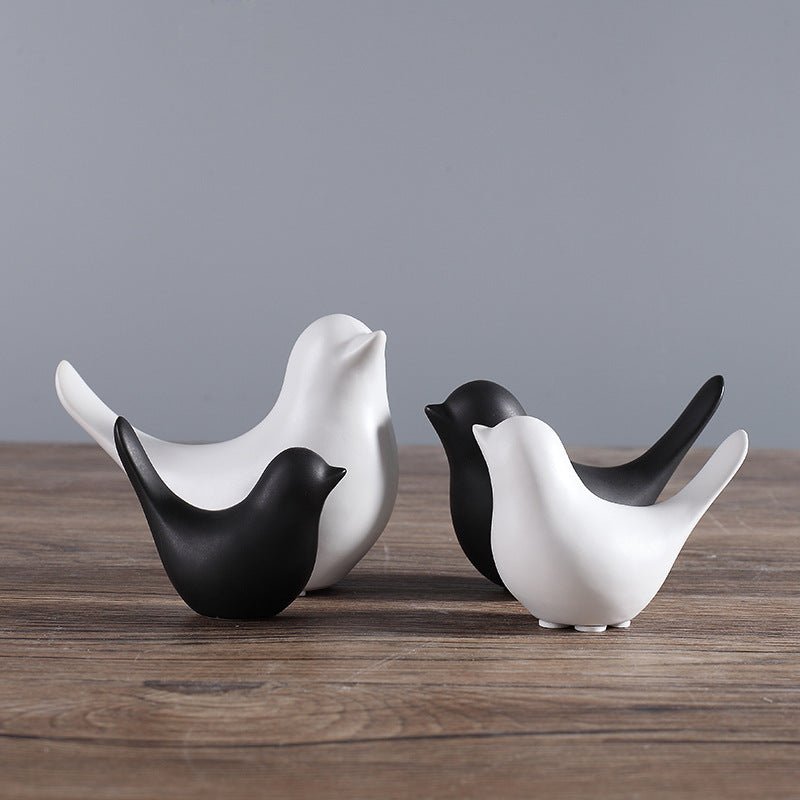Ceramic cute bird ornaments - PLAYEGGSS