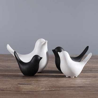 Ceramic cute bird ornaments - PLAYEGGSS