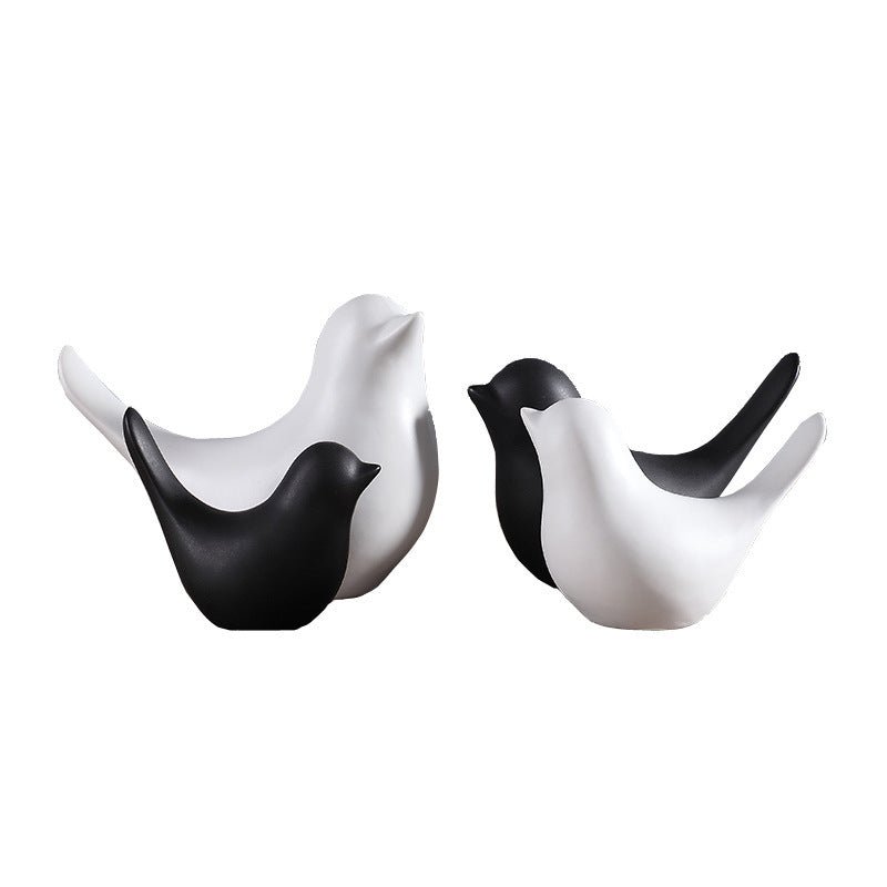 Ceramic cute bird ornaments - PLAYEGGSS