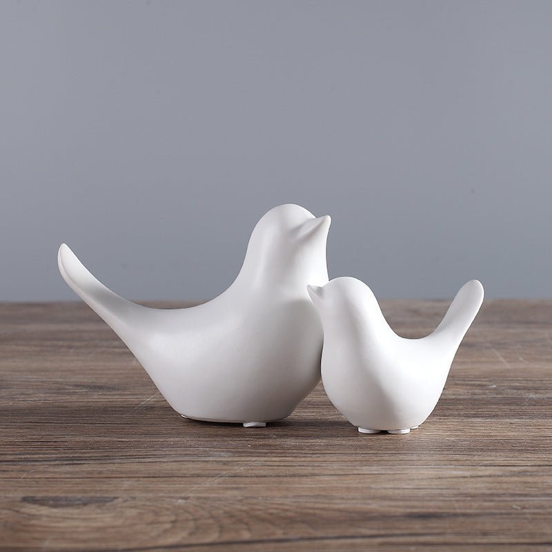 Ceramic cute bird ornaments - PLAYEGGSS