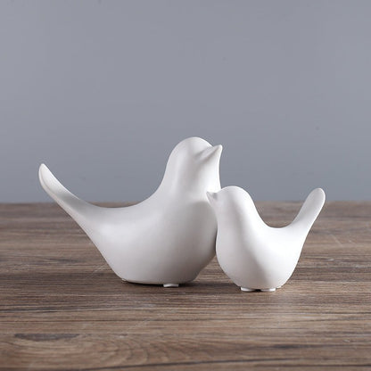 Ceramic cute bird ornaments - PLAYEGGSS