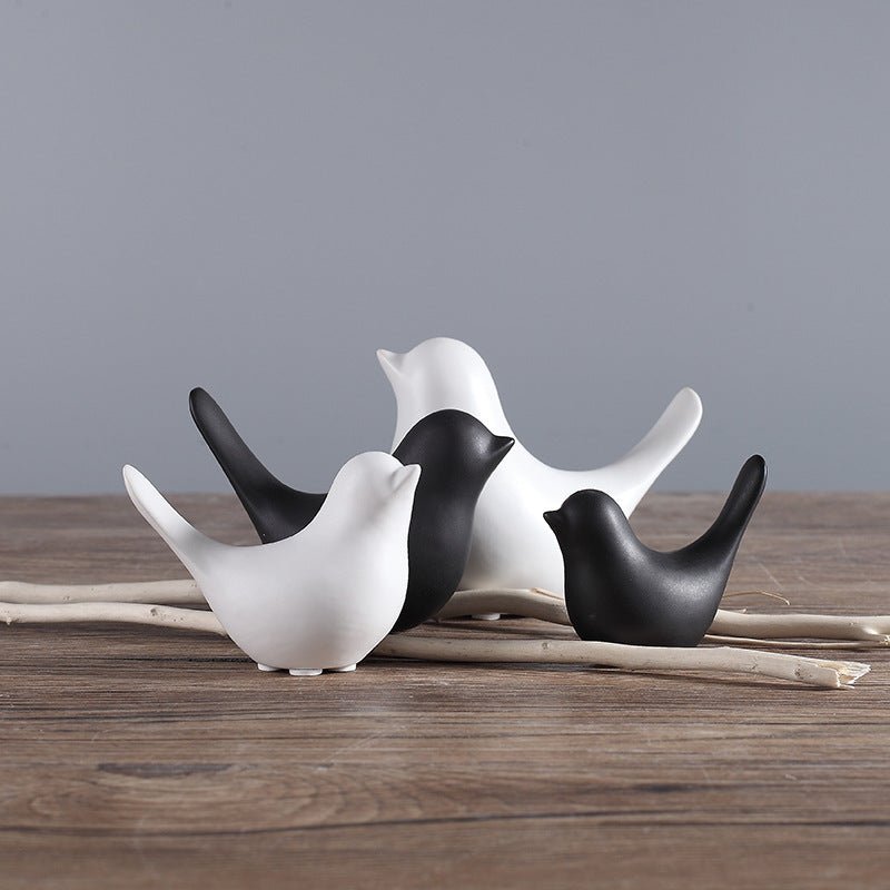 Ceramic cute bird ornaments - PLAYEGGSS