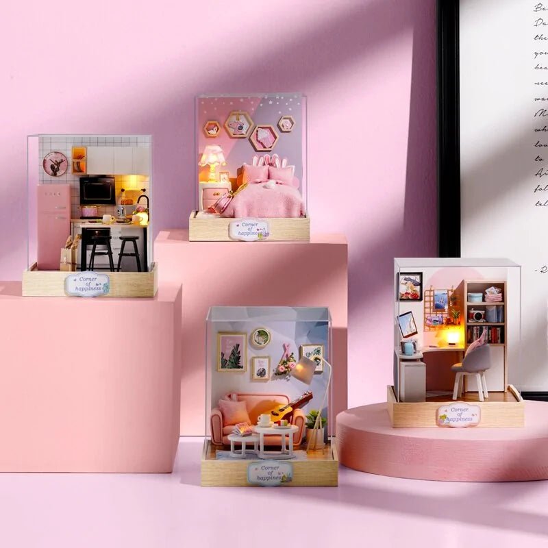 DIY Miniature Dollhouse Furniture Set - PLAYEGGSS
