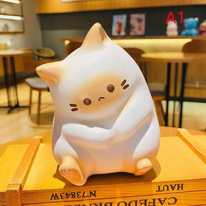 New Cat Stress Relief Squishy Toy PU Slow Rising Squeeze Antistress Ball Cartoon Table Ornaments Squishy Stress Reliever Toys - PLAYEGGSS