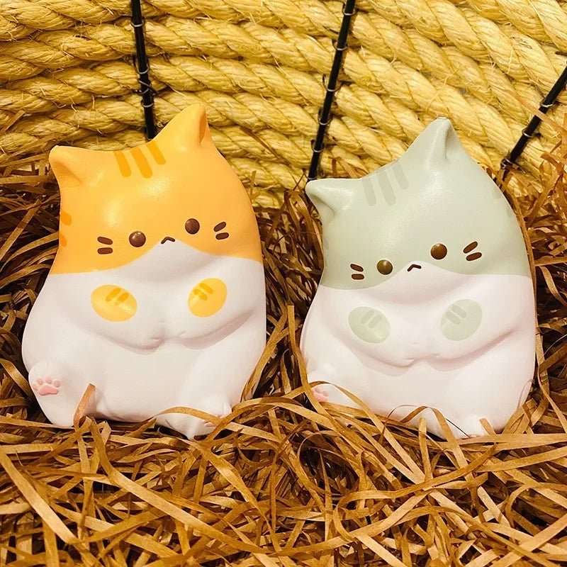 New Cat Stress Relief Toy Squeeze Antistress Ball Cartoon Home Table Ornaments - PLAYEGGSS
